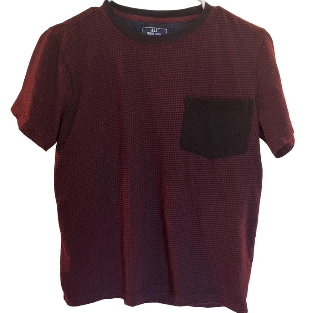 Mens S Patterend Pocket Tee